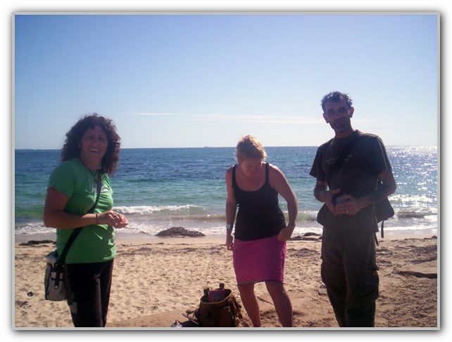 Jo Stuat & Karen at South beach Feb 11th 2007